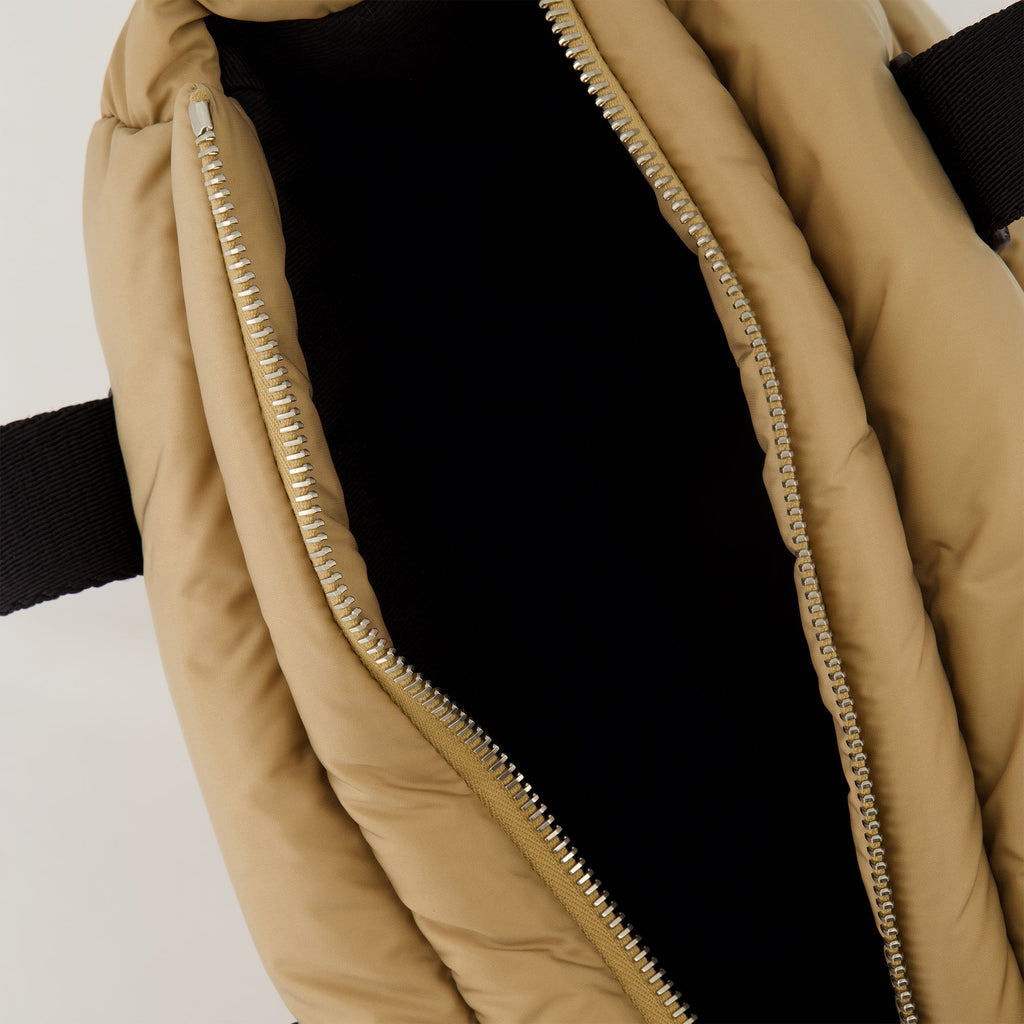 Cabas Caradoc, beige handbag, nylon bag, Moncler bag, luxury accessories