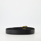 Medusa belt, leather accessory, adjustable belt, Versace leather, gold buckle belt