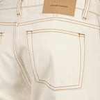 Image of Beige Denim Jeans by Ami PARIS for Men - Season Spring-Summer 2025 - Detail View 8
