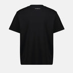 oversized black t shirt courreges men 15468446417276