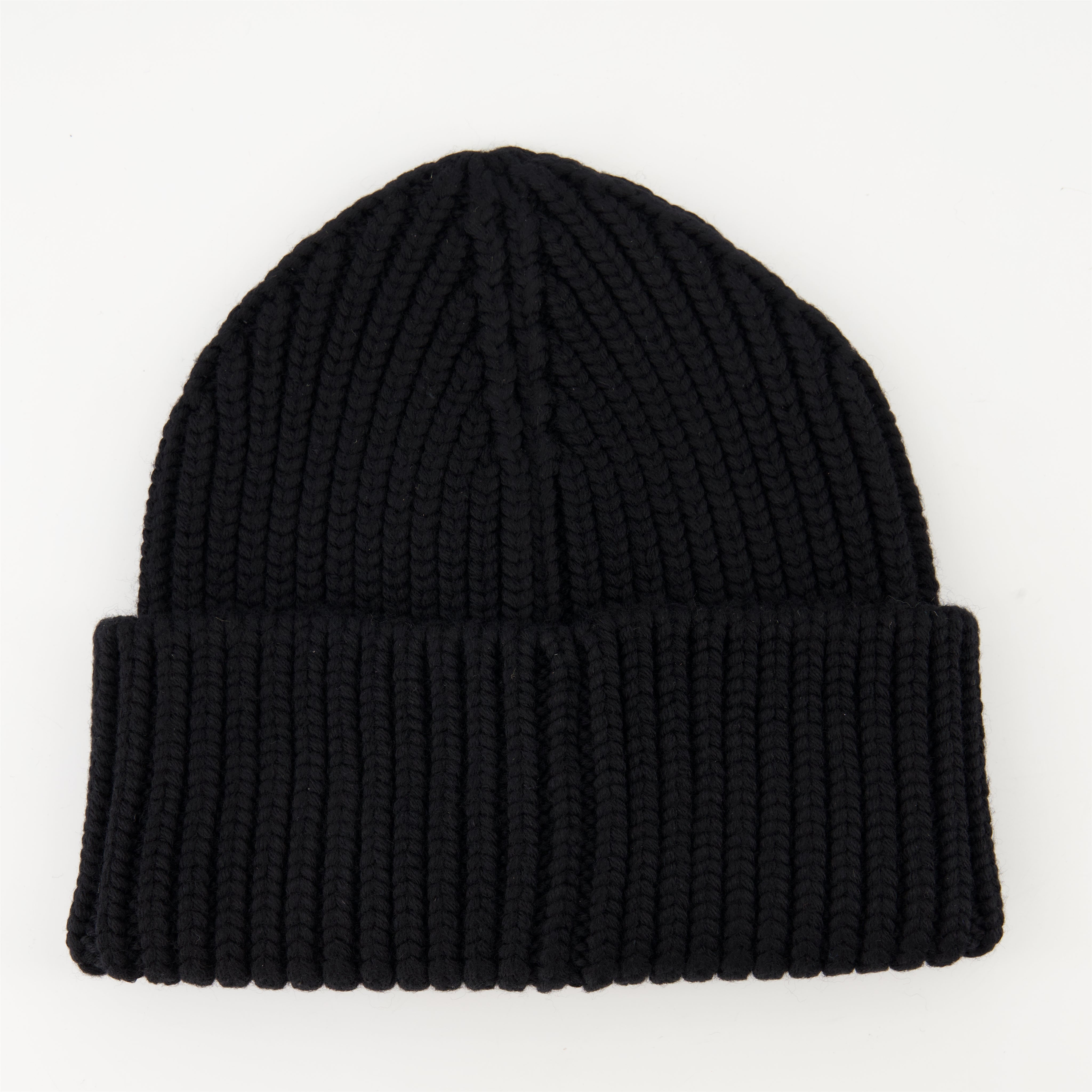 NWOT high quality Moncler rib-knit beanie for men black