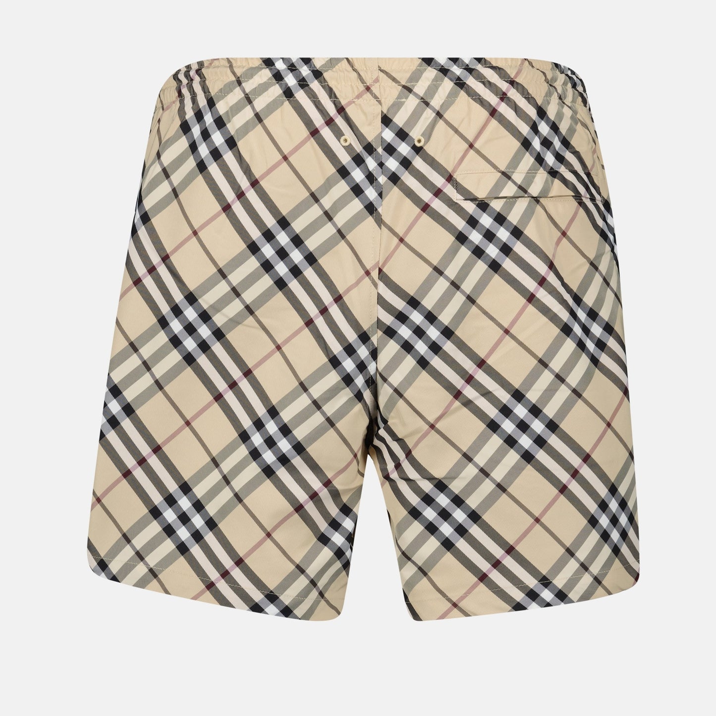 Check Print, Swim Shorts, Spring/Summer 2025, Burberry, Nylon Mesh