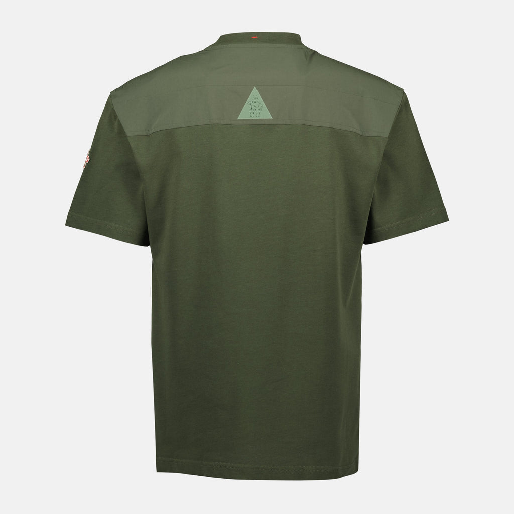Moncler Grenoble, Kaki Pocket T-Shirt, men's t-shirt, fashion t-shirt, premium cotton t-shirt