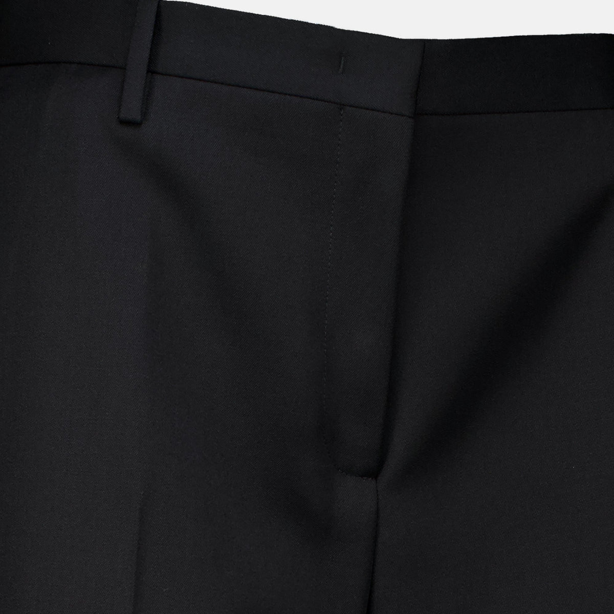 Black Pleated Trousers