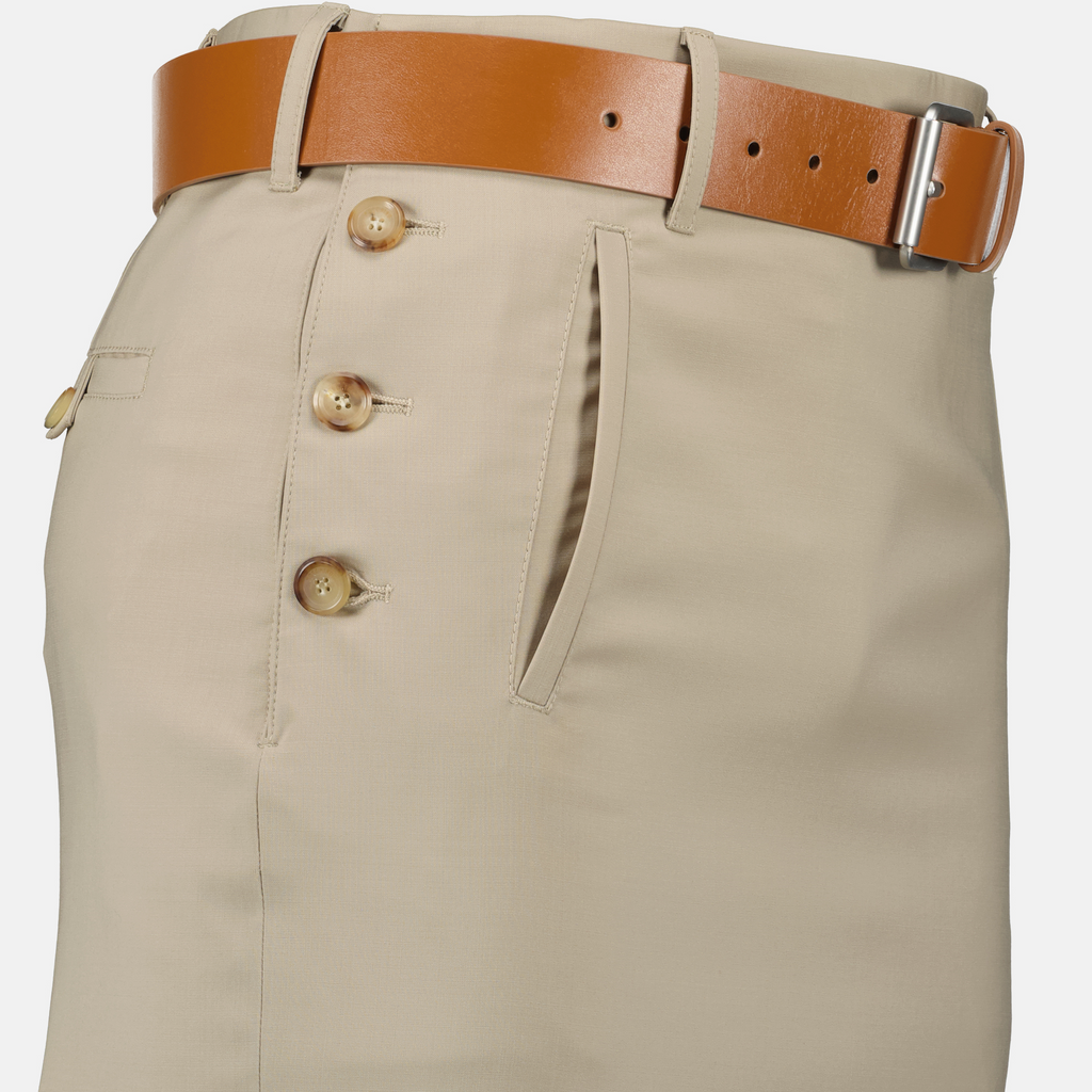 pencil skirt, beige skirt, Moschino fashion, women's fashion, Spring-Summer 2025