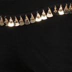 black knit skirt, Rabanne mini skirt, Spring-Summer 2025, women's fashion, stylish skirt