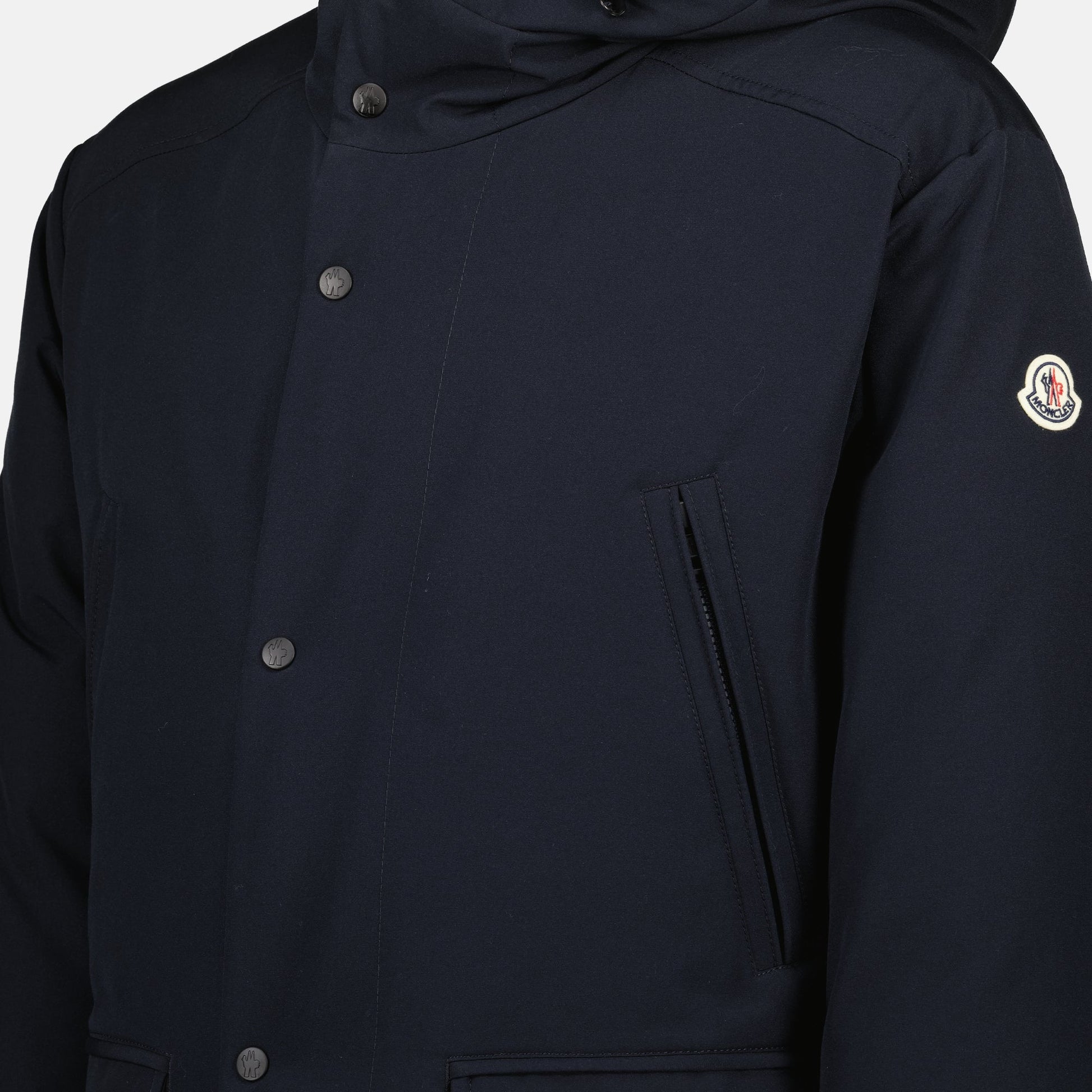 Reversible jacket, Cotton jacket, Quilted jacket, Blue jacket, Moncler jacket