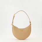 Image of Beige Hobo Bag by Valentino Garavani for Women - Season Autumn-Winter 2025 - Front View