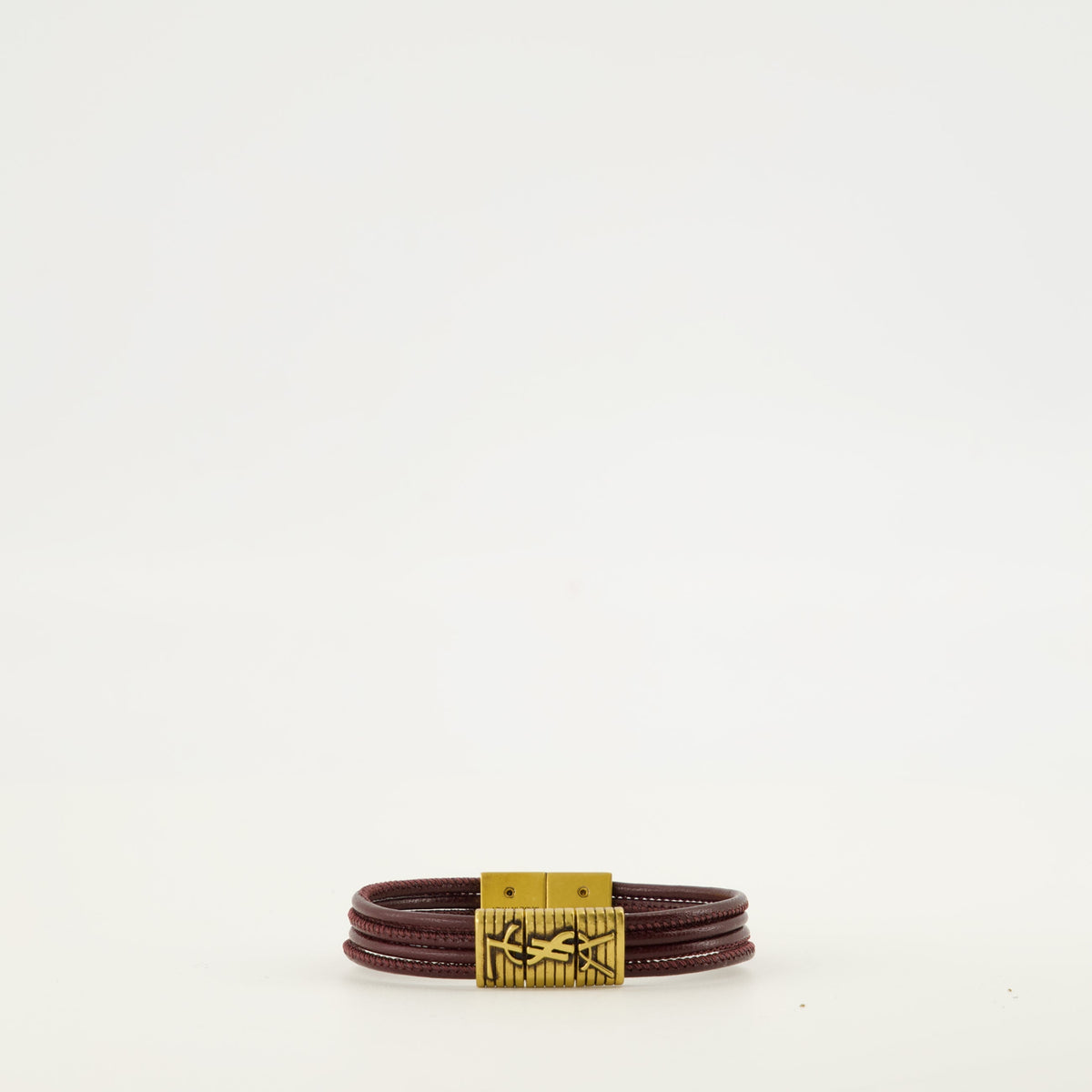 Bracciale in Pelle Bordeaux Cassandre