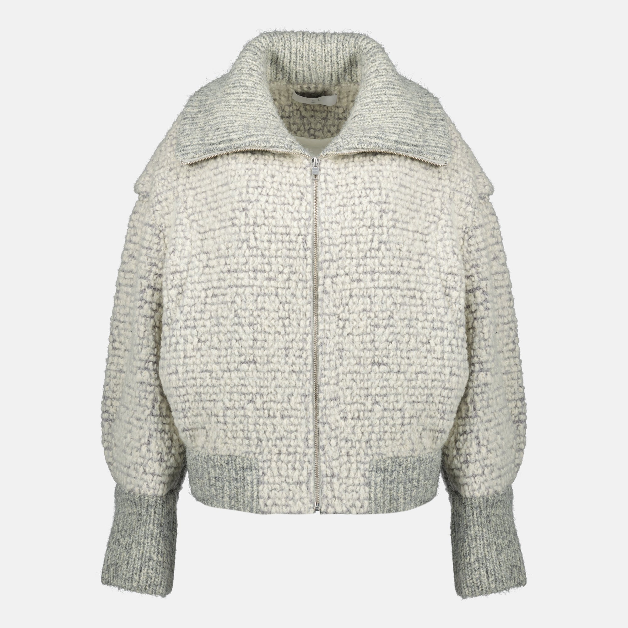 gray boucle jacket iro women 15636491010428