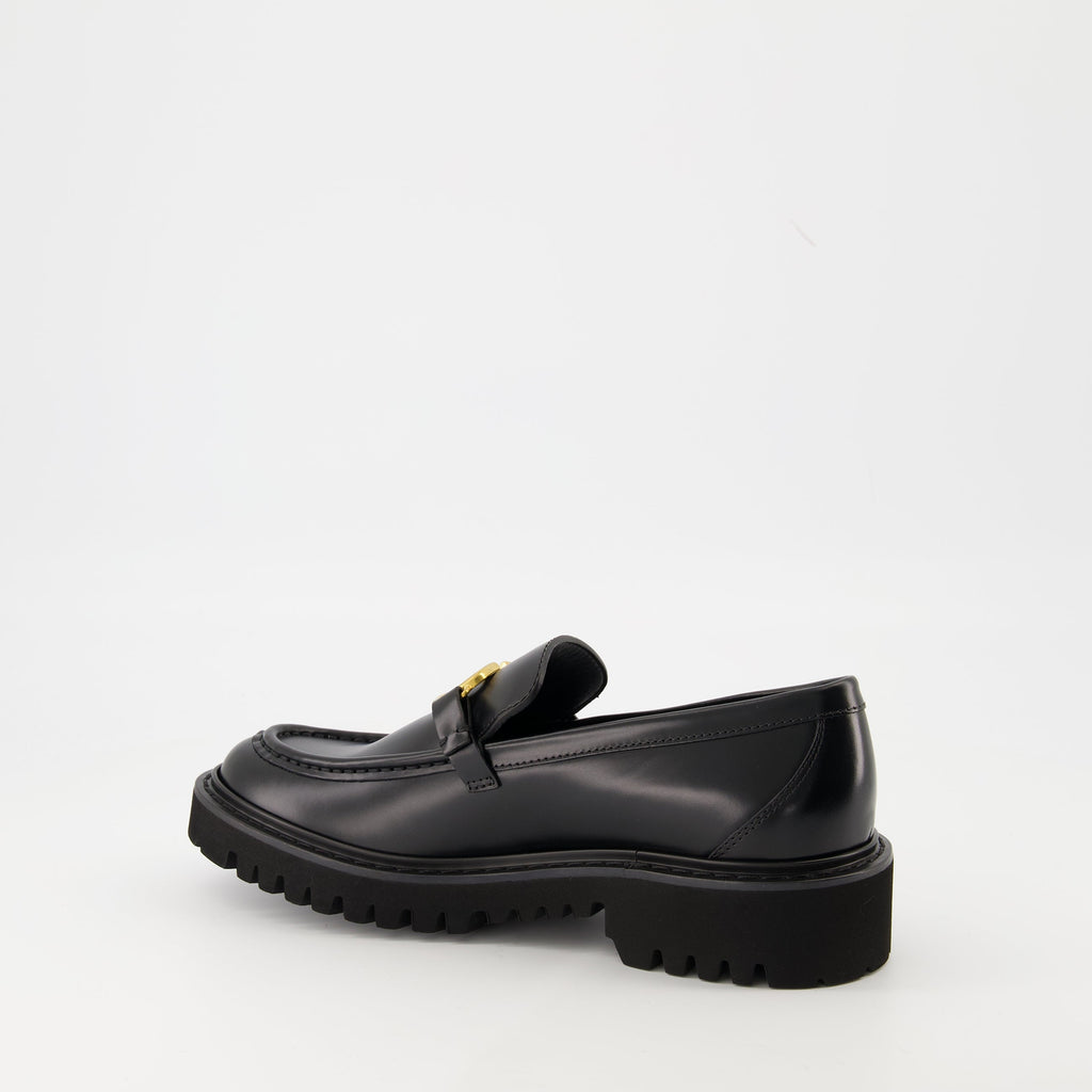 Vlogo Moccasins, Valentino footwear, glossy leather moccasins, signature design shoes, Autumn Winter 2025 collection