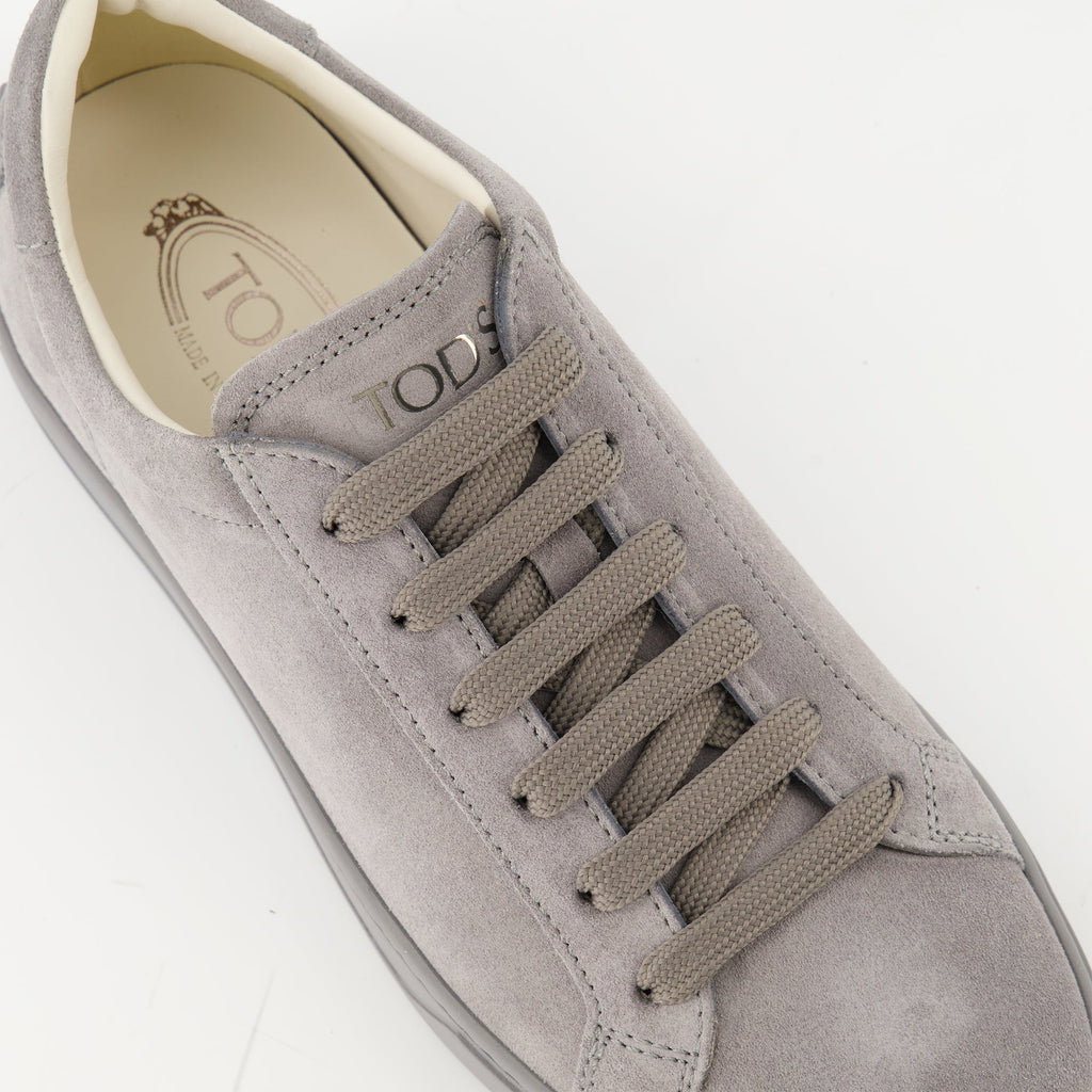 tods grey suede sneakers we in style tods men 15494833275260