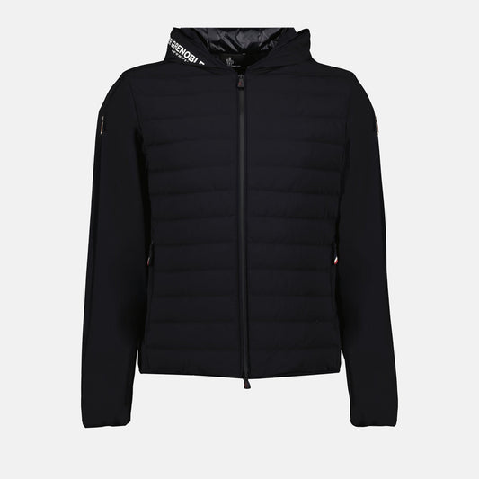 Moncler Grenoble jacket, bi-material jacket, black jacket, luxury men's outerwear, Autumn-Winter 2024