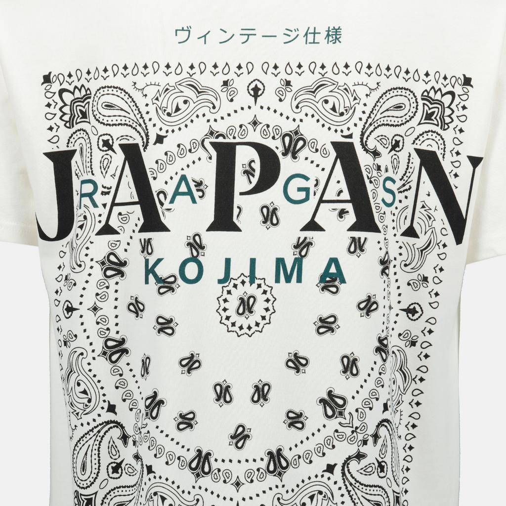 T-shirt, Japan Rag, Kojima print, cotton, casual wear
