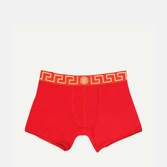 Boxer, Red, Medusa, Cotton, Elastane