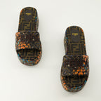 FF Blomstret Wedge Mules