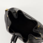 VLogo bucket bag, Valentino Garavani, leather bucket bag, black nappa leather bag, luxury black bag