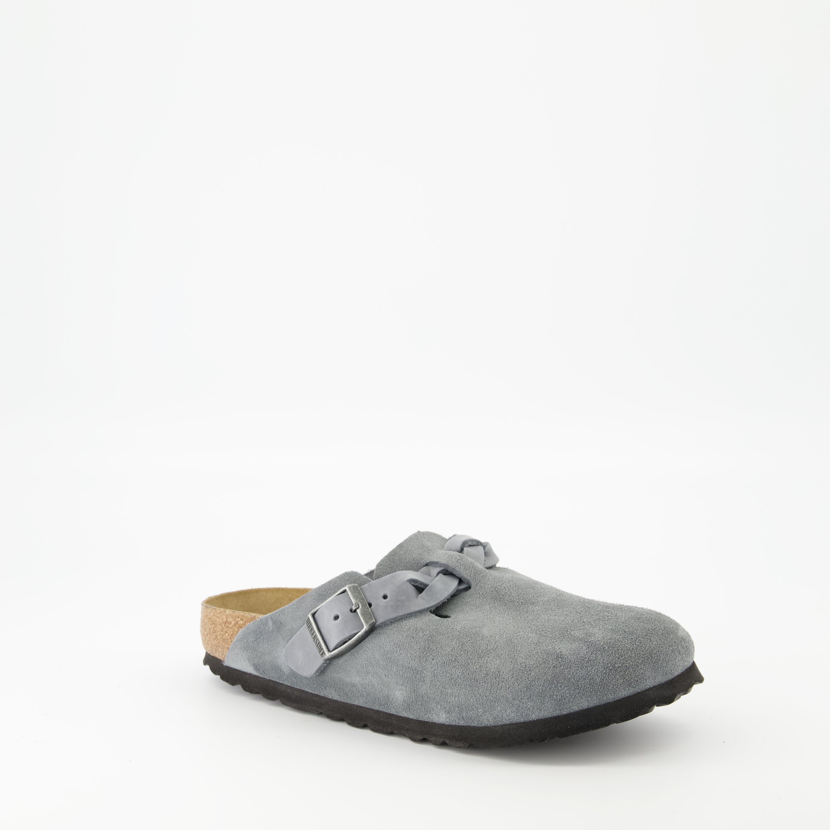Image of Boston Braided Mules by Birkenstock for Women - Season Spring-Summer 2025 - Front Right Three-Quarter View