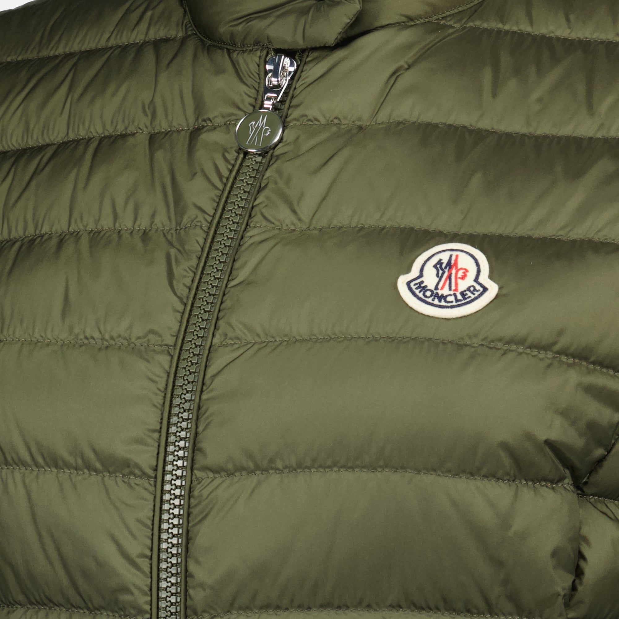 Image of Moncler Igens Kaki Vest - Women by Moncler for Women - Season Spring-Summer 2026 - Detail View 1