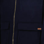 navy wool jacket, hooded jacket, Drôle de Monsieur, men's fashion, spring-summer collection