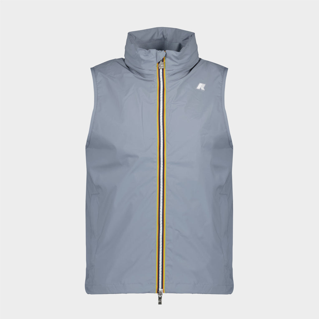 sleeveless jacket, grey jacket, Vallen jacket, men's outerwear, practical design