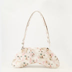 Diesel bag, polyurethane handbag, cat print accessory, adjustable shoulder strap, Autumn-Winter 2025