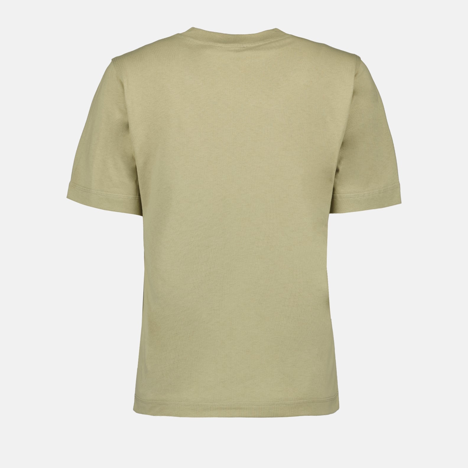 Burberry Yellow T-shirt, Cavalier EKD Print, Luxury Cotton T-shirt, Autumn-Winter 2024 Fashion, High-End Ready-to-Wear