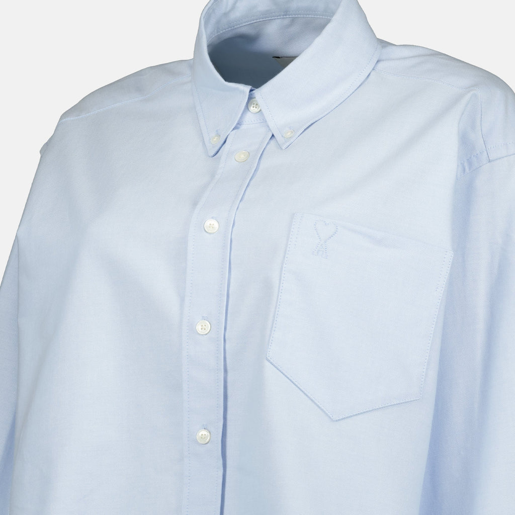 Bilde av Ami de Coeur Crop Shirt av Ami PARIS for kvinner - Sesong Vår-Sommer 2026 - Produktdetaljvisning 2