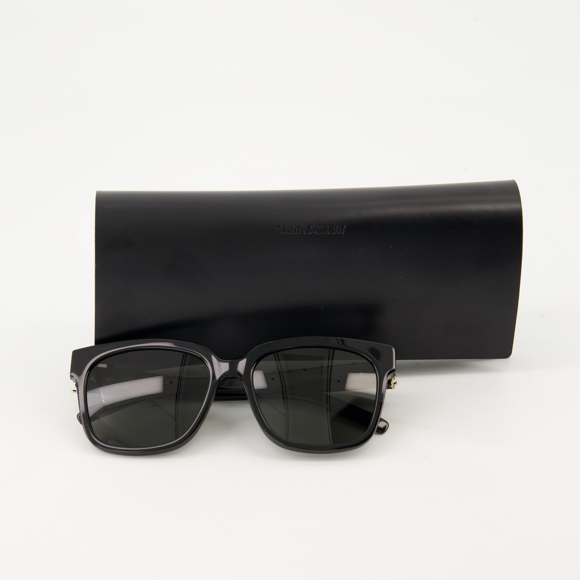 Saint Laurent sunglasses, black acetate sunglasses, unisex fashion accessories, Autumn-Winter 2024 eyewear, designer sunglasses