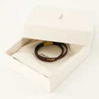 Image of Bordeaux Double Tour Bracelet by Saint Laurent for Women - Season Autumn-Winter 2025 - Detail View 2