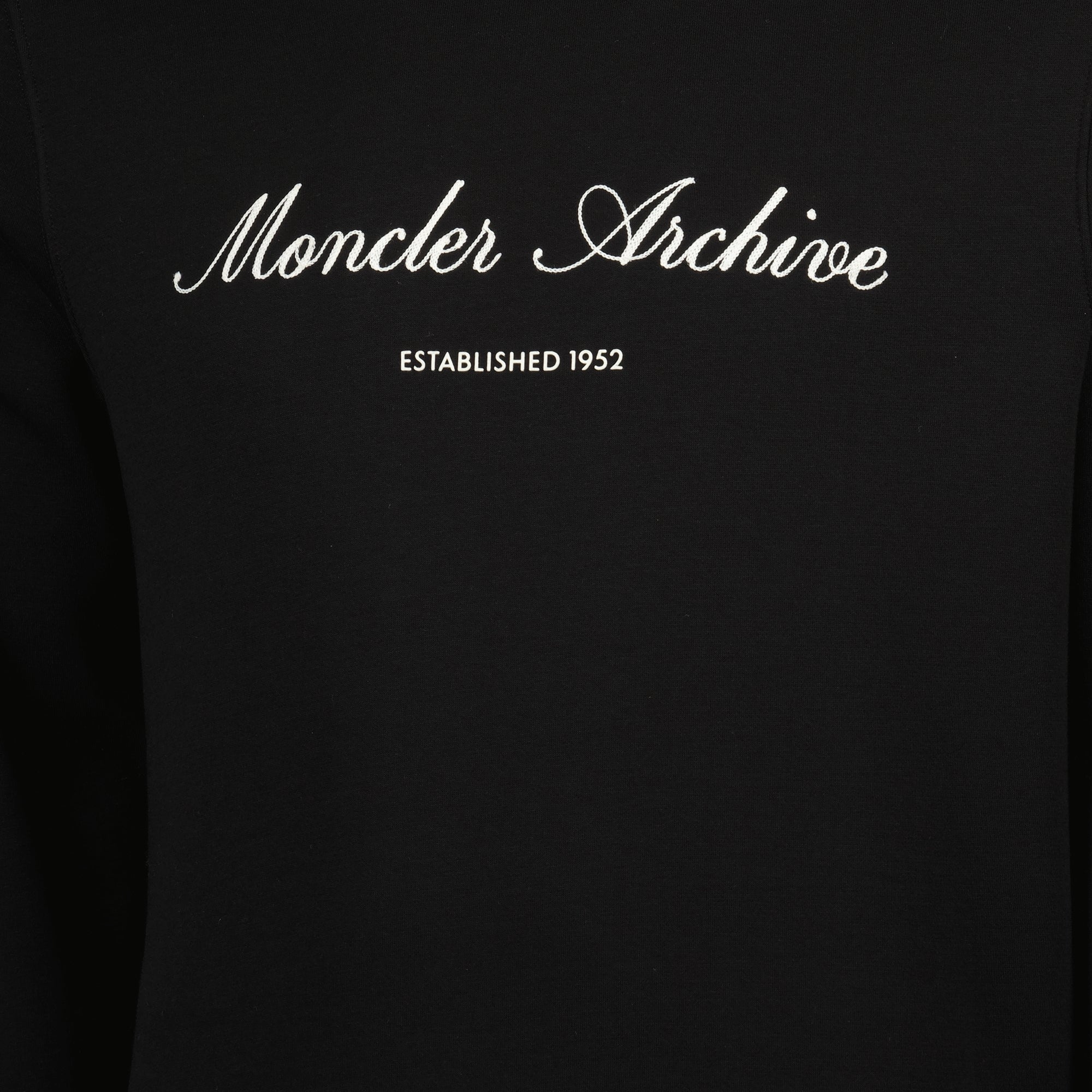 Bilde av svart logo sweatshirt fra Moncler for menn - Sesong Vår-Sommer 2026 - Produktdetaljvisning 3