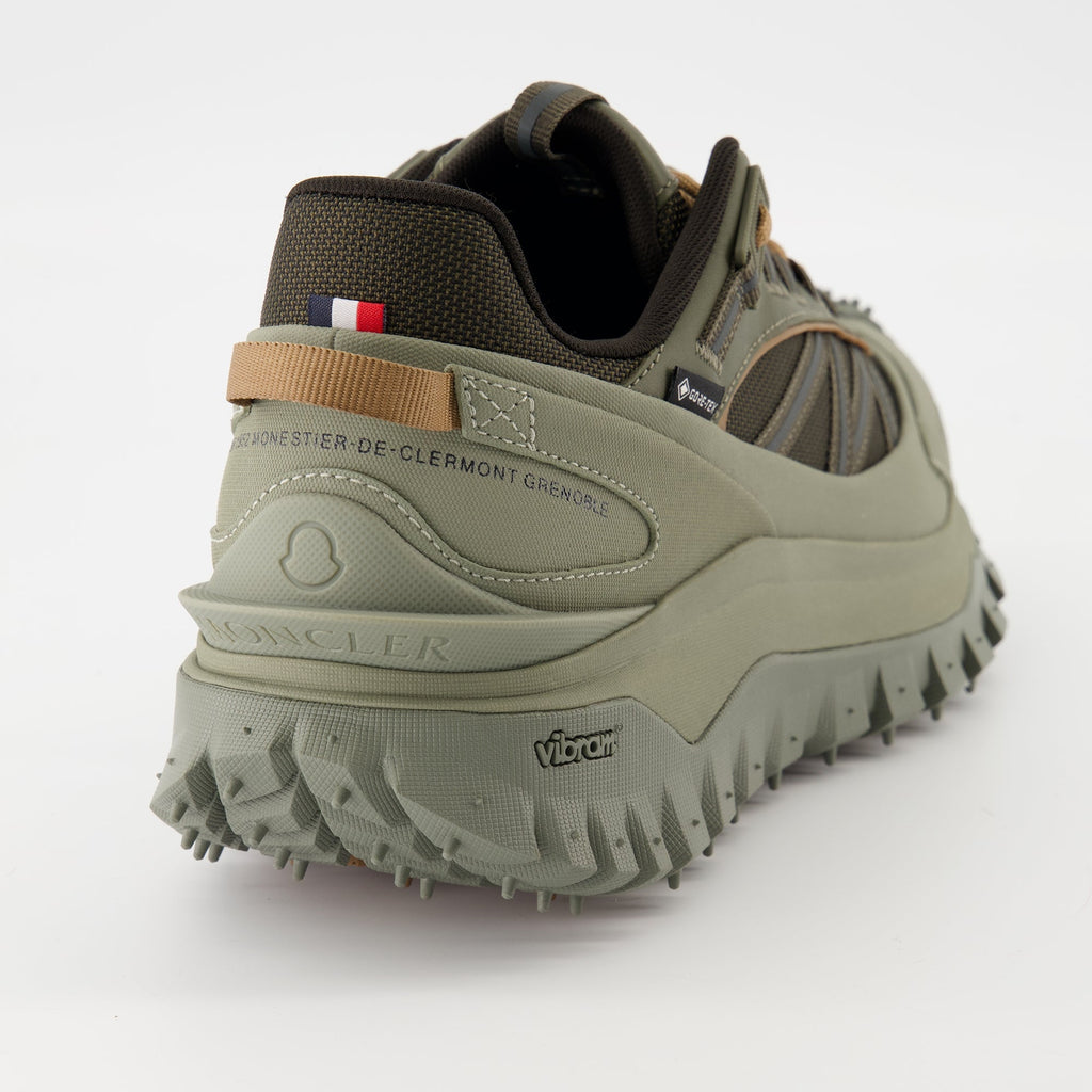 Moncler shoes, Trailgrip GTX khaki, premium footwear, stylish sneakers, men's casual shoes