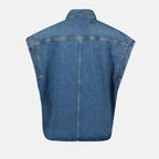 denim jacket, sleeveless denim, Elycia jacket, classic denim, Iro design