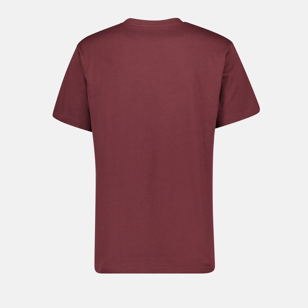 Bordeaux T-shirt, CD Collection, Autumn-Winter 2024, Cotton T-shirt, Round Neck T-shirt