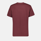 Bordeaux T-shirt, CD Collection, Autumn-Winter 2024, Cotton T-shirt, Round Neck T-shirt