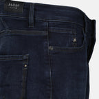 Osaka raw jeans, denim straight cut, Japan Rag, deep blue jeans, five-pocket denim