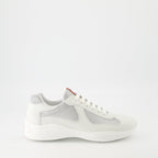 Image of Prada America's Cup Sneakers by Prada for Men - Season Autumn-Winter 2025 - Right Side View