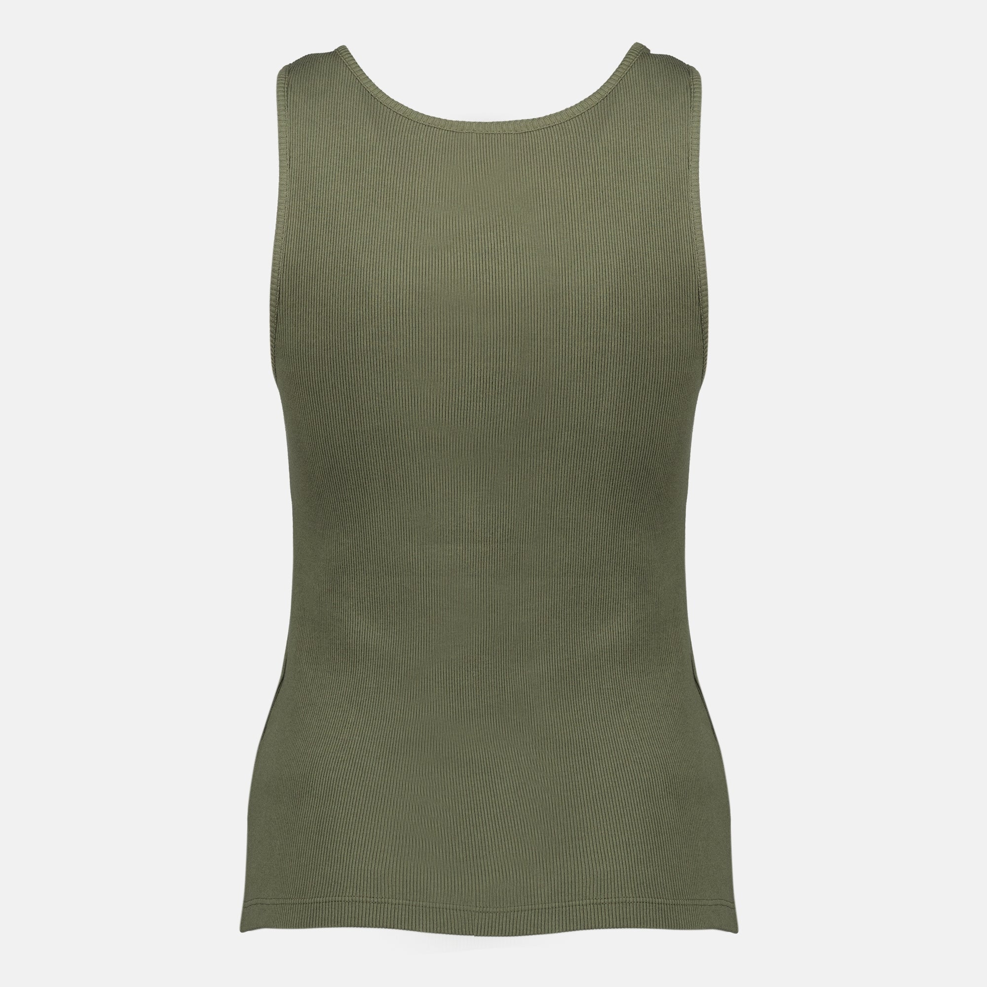 Bilde av Débardeur Cassandre Kaki fra Saint Laurent for kvinner - Sesong Vår-Sommer 2026 - Bakvisning