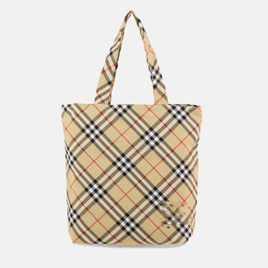 Check Pattern, Cabas Bag, Beige Bag, Fashion Accessories, Autumn Winter Collection