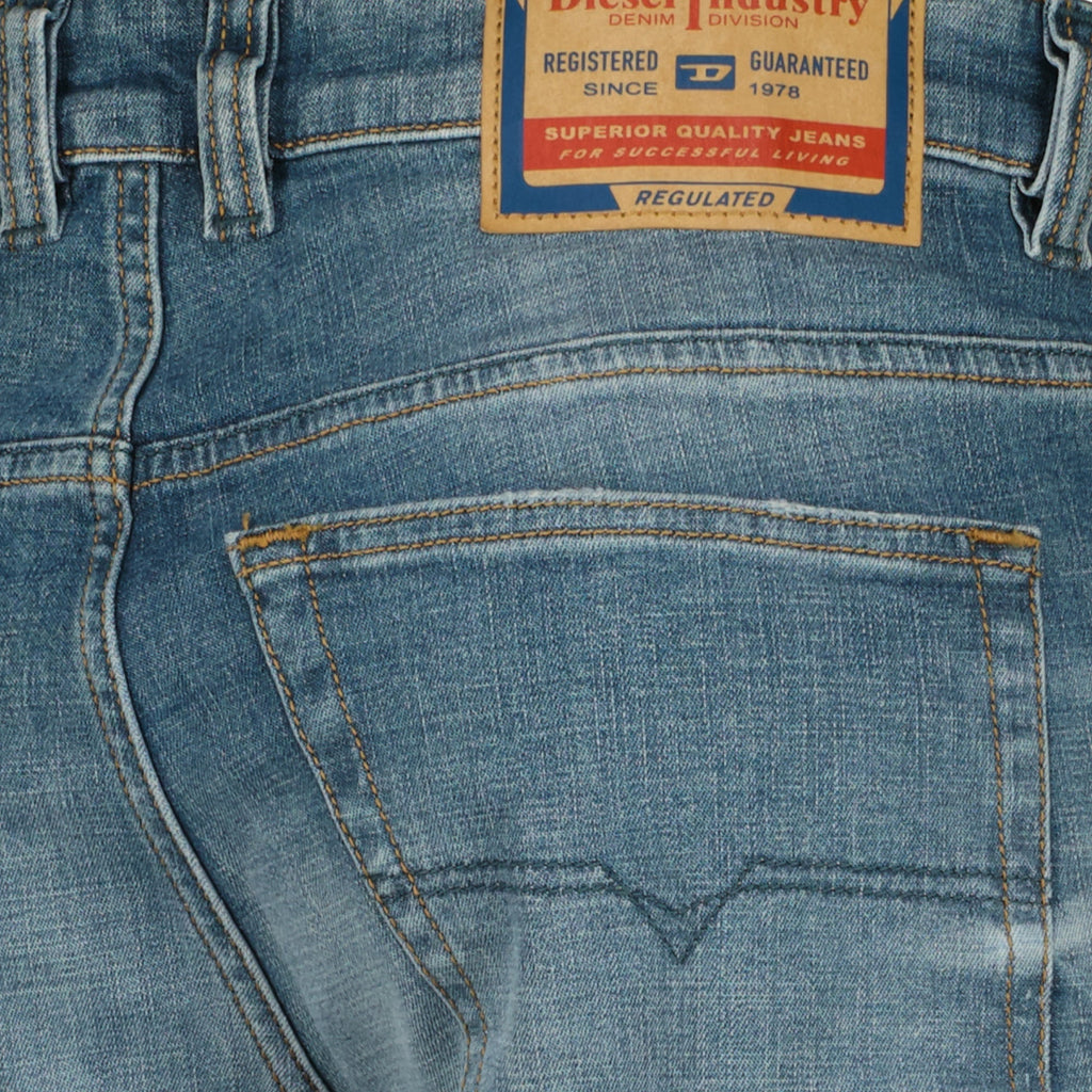 Diesel jeans, slim fit denim, cotton elastane jeans, Autumn-Winter collection, five-pocket jeans