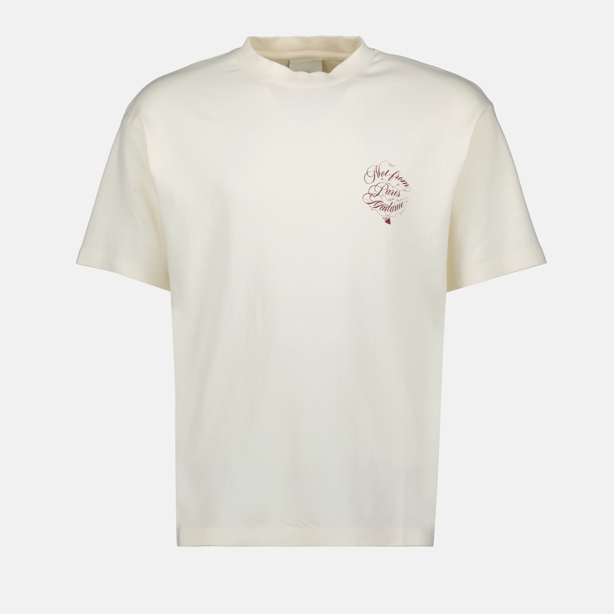 Slogan T-shirt Vignes Blanc