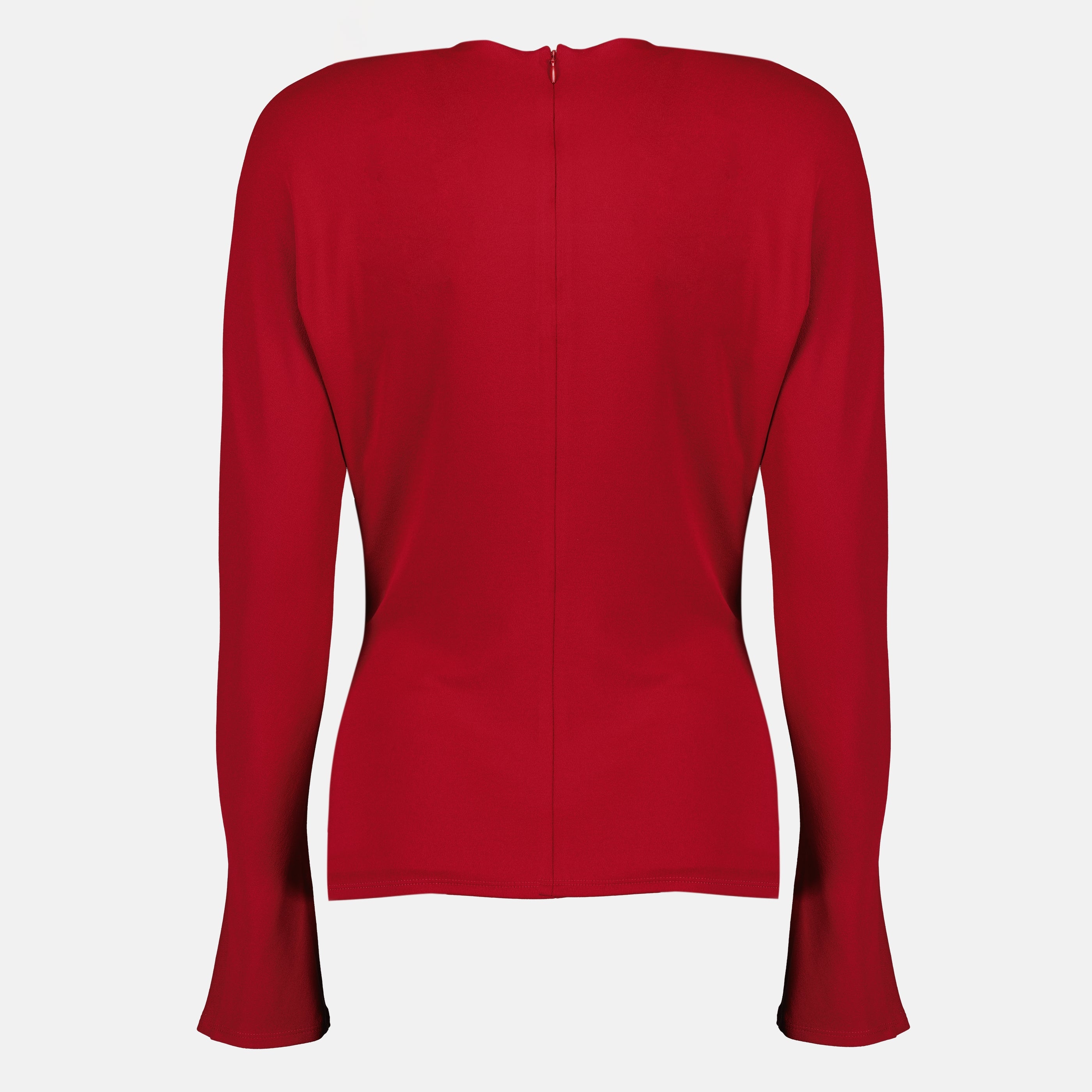 Rotes Jersey-Top