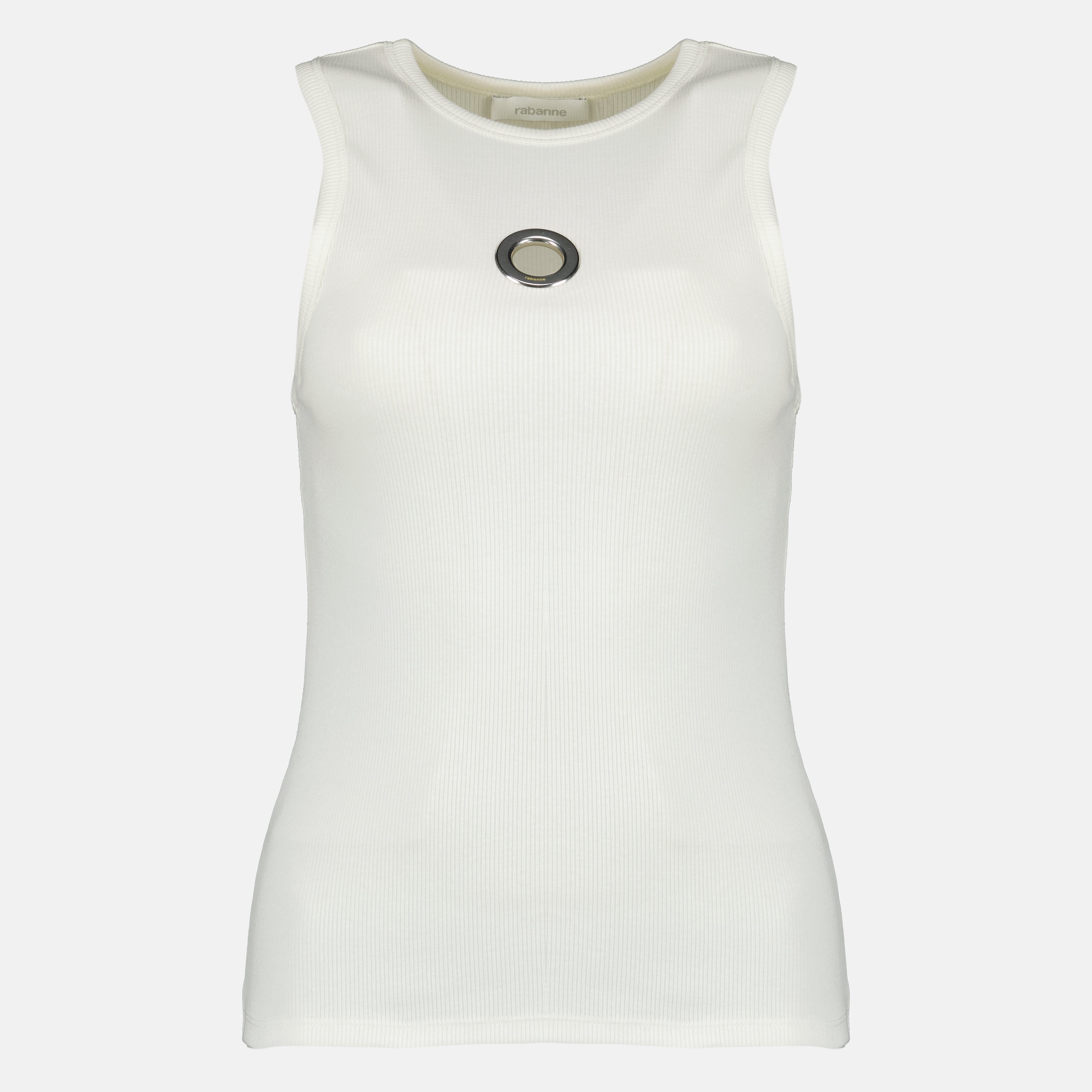 Weißes Baumwoll-Top