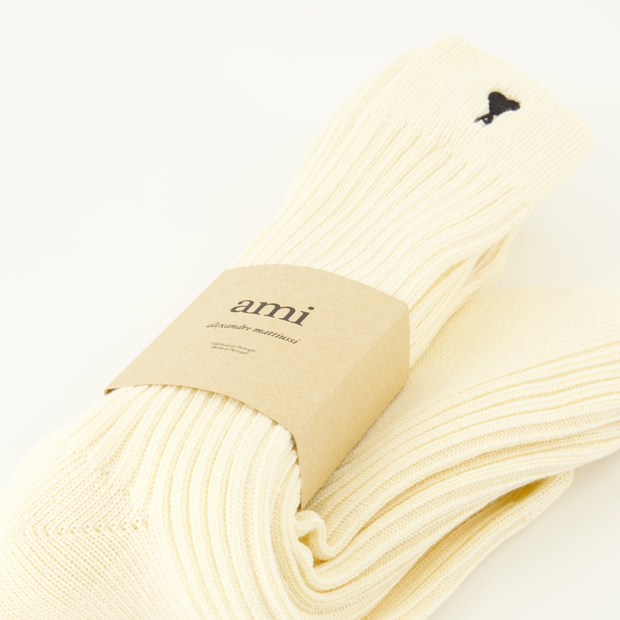 Ami de Coeur socks, unisex socks, cotton blend socks, Ami Paris accessories, fashion socks