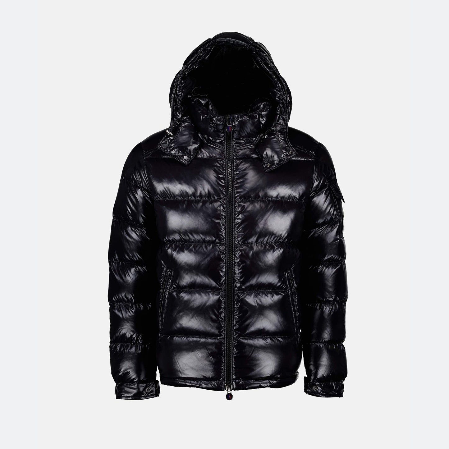 Moncler, Quilted Jacket, Nylon Jacket, Black Jacket, Luxury Outerwear