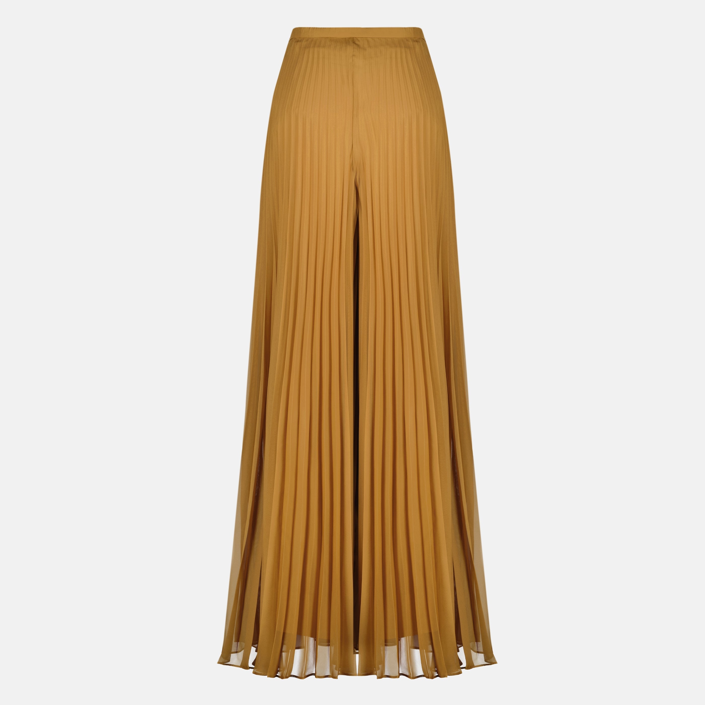 Image of Brown Pleated Pants by Max Mara for Women - Season Spring-Summer 2026 - Back View