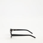 Image des lunettes de soleil noires SL 567 de Saint Laurent pour hommes - Saison Automne-Hiver 2025 - Détail 1
