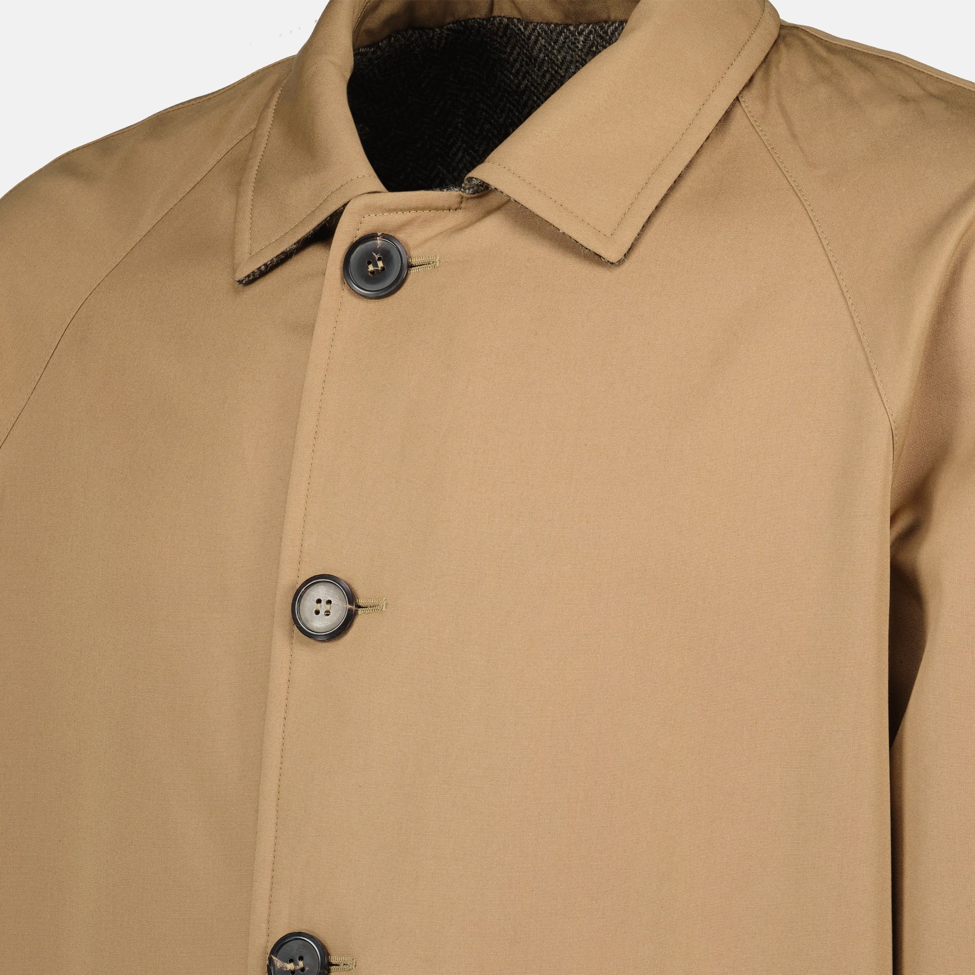 Reversible Beige Coat - Prada - Men | WE IN STYLE