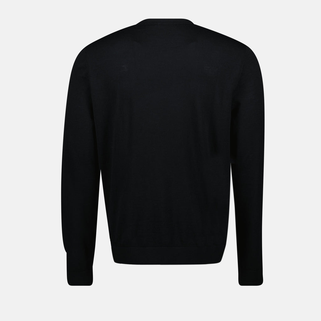 Image of Black Sweater K-Valiam by Diesel for Men - Season Spring-Summer 2025 - Back View