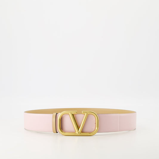 reversible belt, leather belt, VLogo belt, designer belt, luxury accessories